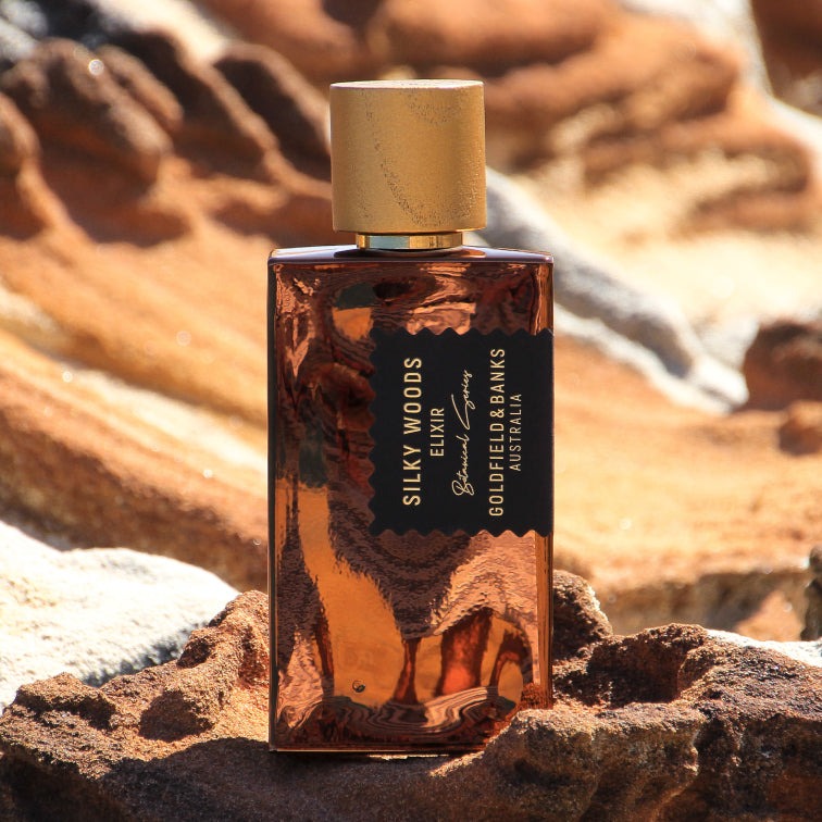 GOLDFIELD & BANKS SILKY WOODS 100ミリ香水 Silky Woods Elixir Extrait de Parfum – Oud, Vanilla & Spice